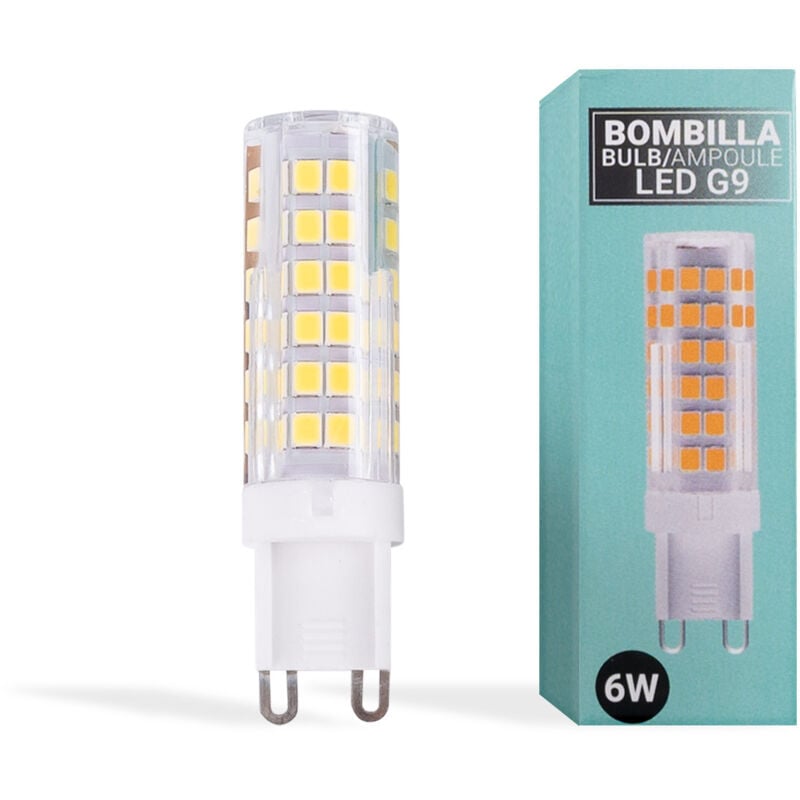 

Barcelona Led - Bombilla LED G9 6W 230V tubular 360º | Blanco Frío