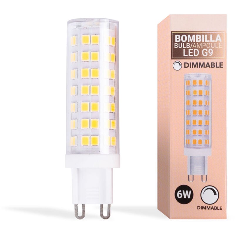 

Barcelona Led - Bombilla LED G9 DIMMABLE 4.5W 230V 360º | Blanco cálido 3000K