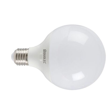 Bombilla Led globo DUOLEC G95 luz fría 18W - talla
