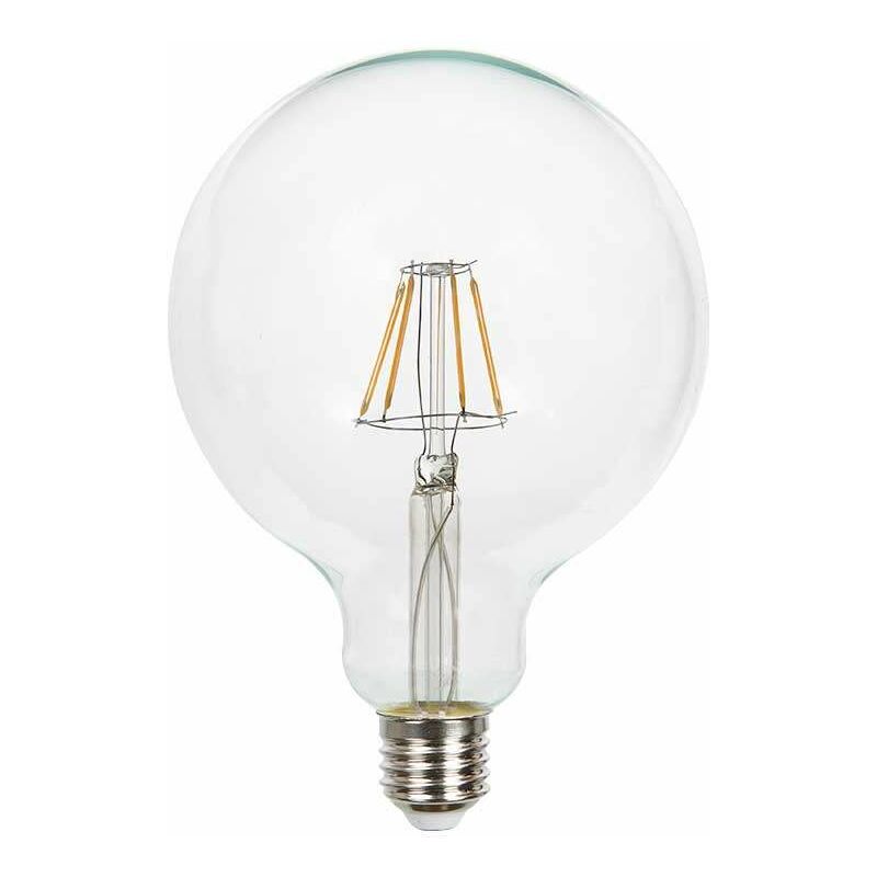 

Bombilla LED E27 Filamento Globo G125 6400K 6W