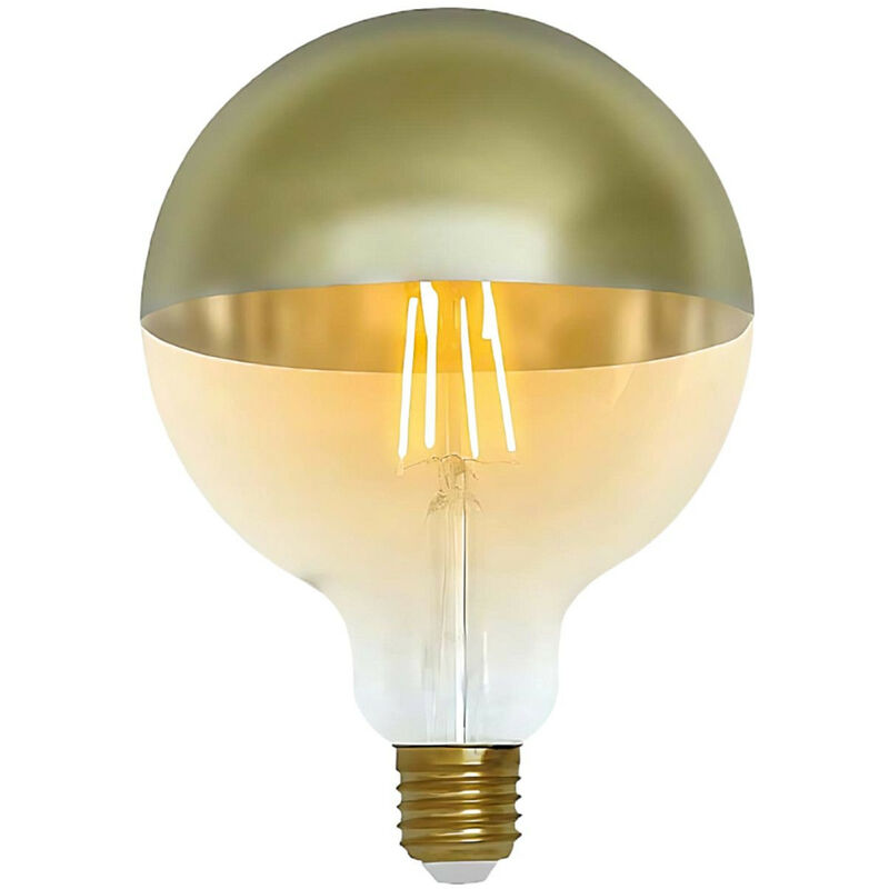 

Bombilla LED Globo G120 Cúpula Oro E27 6W Equi.48W 600lm 2100K 15000H 7hSevenOn Vintage
