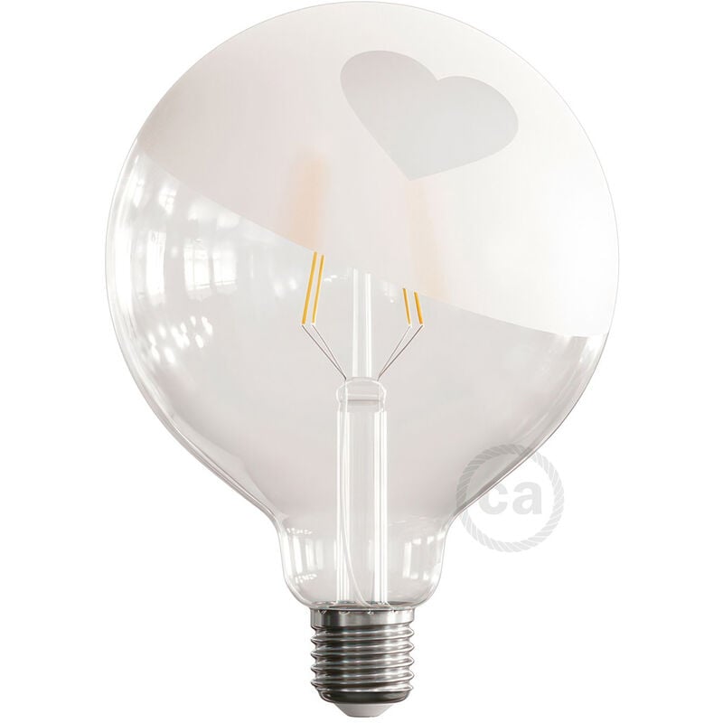 

Bombilla LED Globo G125 Filamento Corto Linea Tattoo Lamp® Modelo Cuore 4W E27 2700K