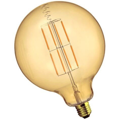 Bombilla LED Globo XL Dorada E27 8W 2200K – Luz Cálida y Decorativa de Gran Tamaño
