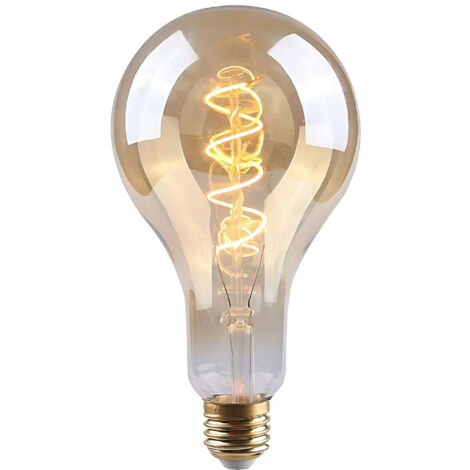 Bombilla LED Gota E27 4W Equi.17W 160lm Regulable 2100K Gold 15000H 7hSevenOn Vintage