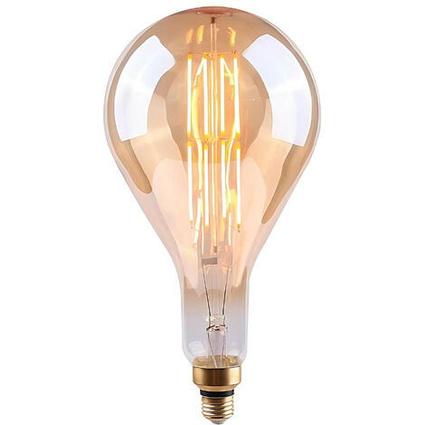Bombilla LED Gota Gigante E27 8W Equi.40W 500lm Regulable Gold 15000H 7hSevenOn Vintage