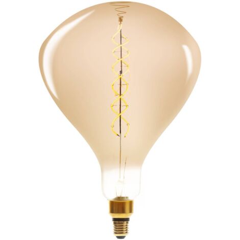 Bombilla LED 'Goutte' ámbar - filamento trenzado E27 - Atmosphera créateur d'intérieur