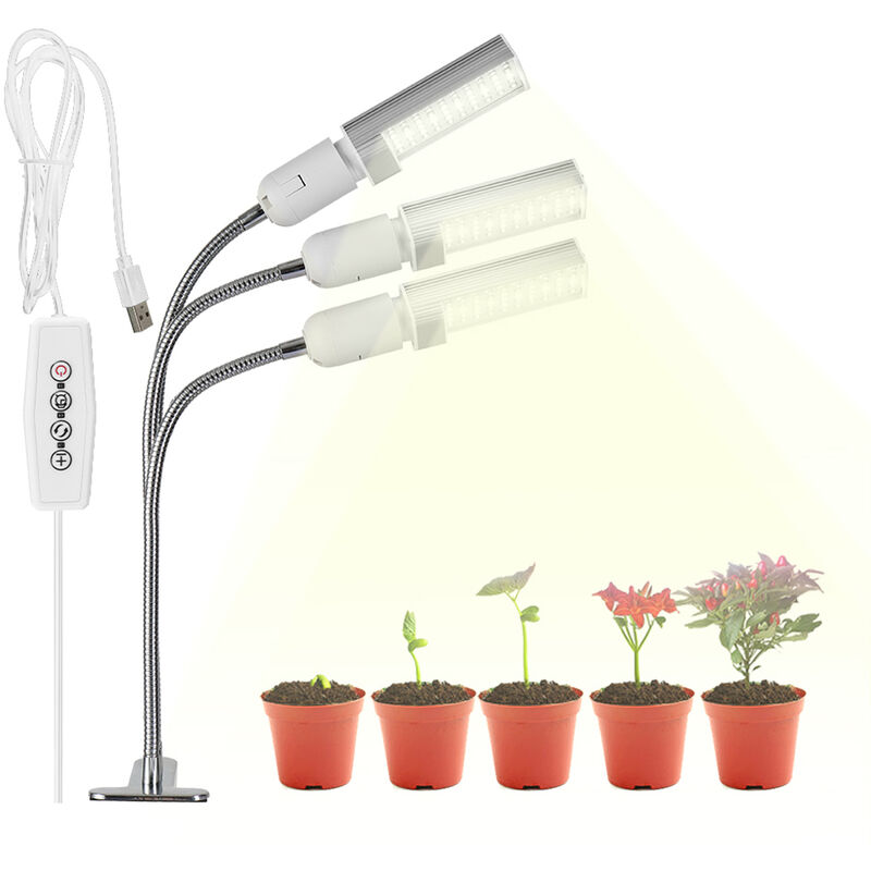 

Bombilla LED Grow Light Grow, con temporizador de 3/6 / 12H