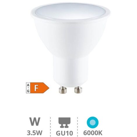 Bombilla LED GU10 3,5W 6000K 300 lm 120 grados
