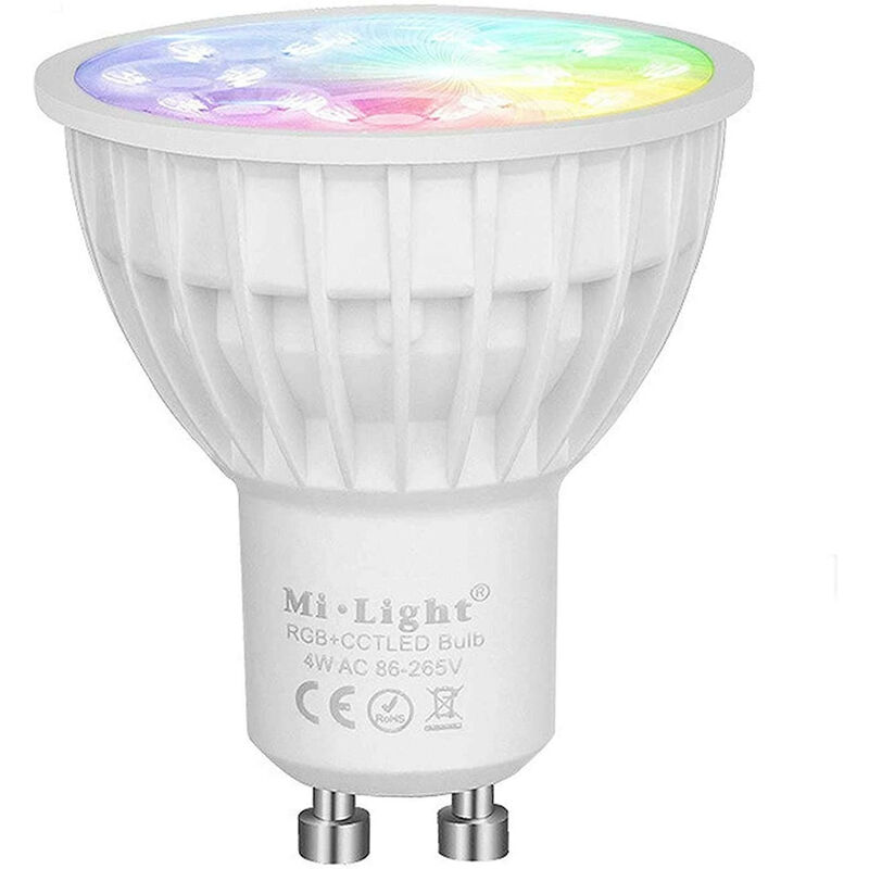 

Bombilla LED GU10 4W RGB+CCT RF 2,4Ghz