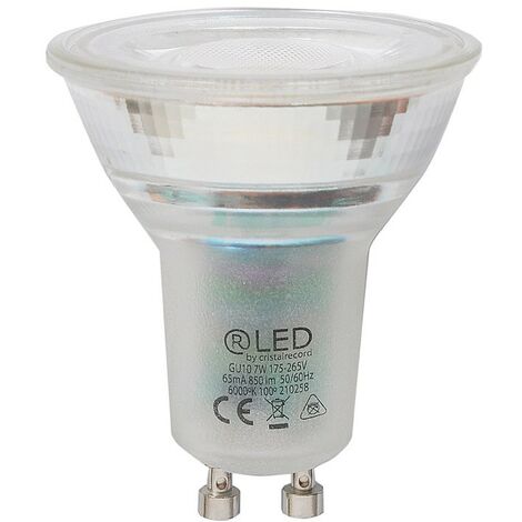 Bombilla LED GU10 Cristal (7W)  4000ºK (blanco neutro)