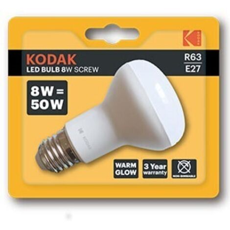 BOMBILLA LED KODAK REFLECTORA E27 8W 640LM 30416277
