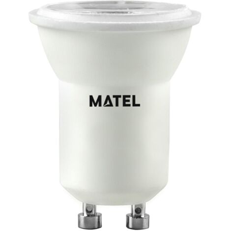 Bombilla led matel dicroica GU10 3W 2700K