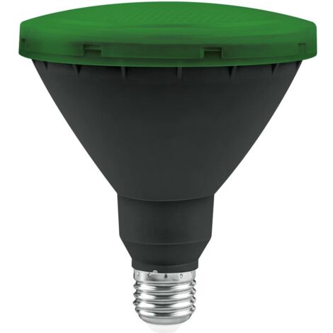 Bombilla led matel par38 IP65 E27 15W verde