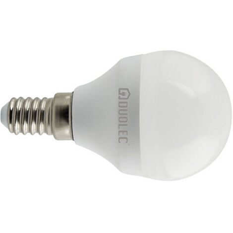 Bombilla Led mini globo 200º DUOLEC E27 luz día 5w -