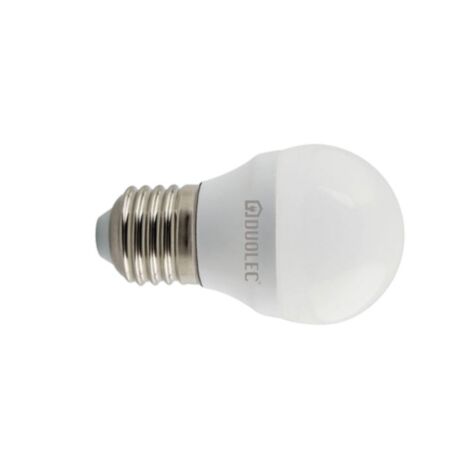 Bombilla Led mini globo 200º DUOLEC E27 luz día 5w - talla