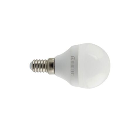 Bombilla Led mini globo DUOLEC E14 luz cálida 5w - talla