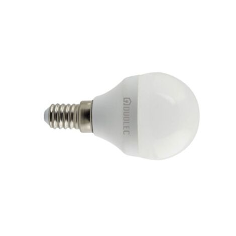 Bombilla Led mini globo DUOLEC E14 luz cálida 7w - talla
