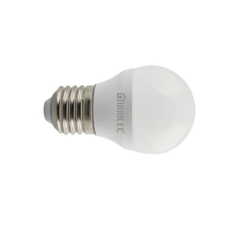 Bombilla Led mini globo DUOLEC E27 luz cálida 5w - talla