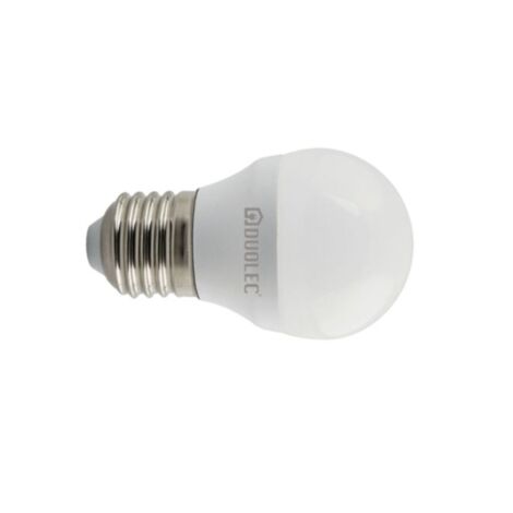 Bombilla Led mini globo DUOLEC E27 luz fría 7w - talla