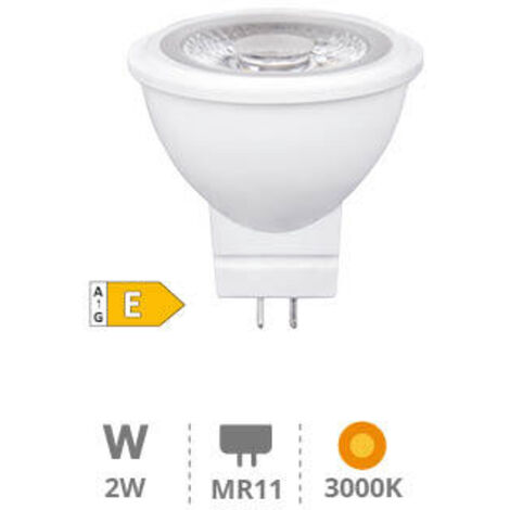Bombilla LED MR11 2W 3000K 242 lm Ø35 ultrabrillo