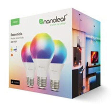 BOMBILLA LED NANOLEAF ESSENTIALS BULB A60 E27 3PK