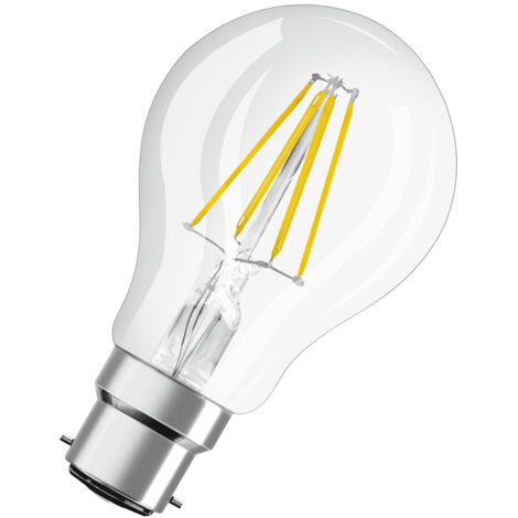 Bombilla LED OSRAM A B22d Transparente 8,5W 806Lm 2700K Regulable IP20  320 ° [LV-4058075448124]