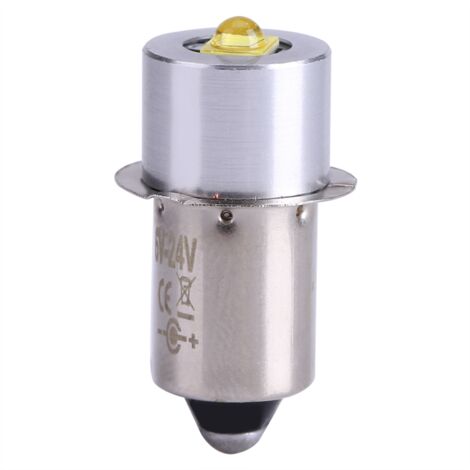 Bombilla LED P13.5S de 3W y 6-24V para linterna y luz de trabajo - Alto brillo