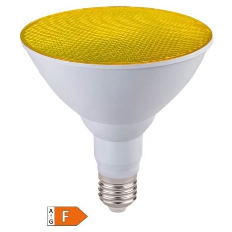 Bombilla LED PAR38 15W E27 Amarillo IP65