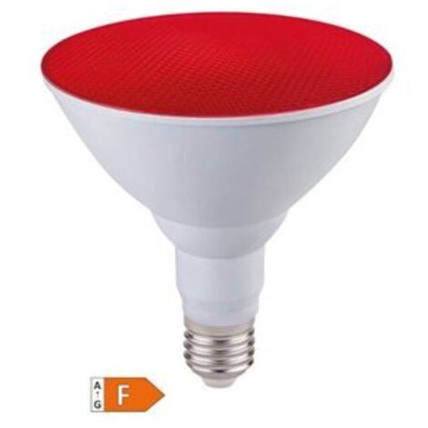 Bombilla LED PAR38 15W E27 Rojo IP65