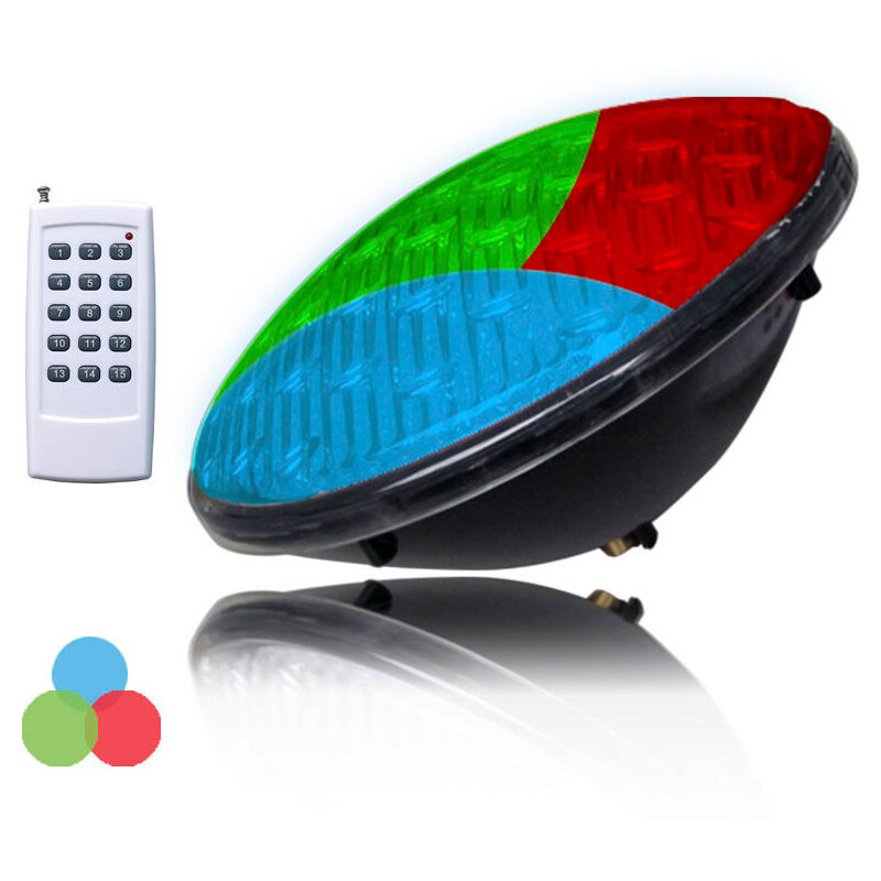Bombilla Piscina Led Par56 9W 500Lm Rgb Multicolor Ip68 Ø17,6X6Cm Edm