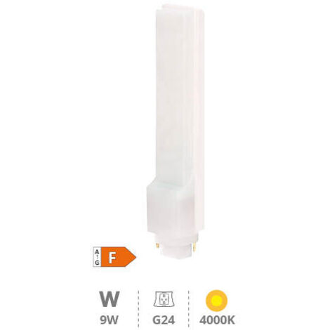 Bombilla LED PL 9W G24 4000K