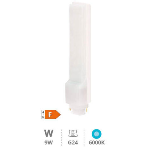 Bombilla LED PL 9W G24 6500K