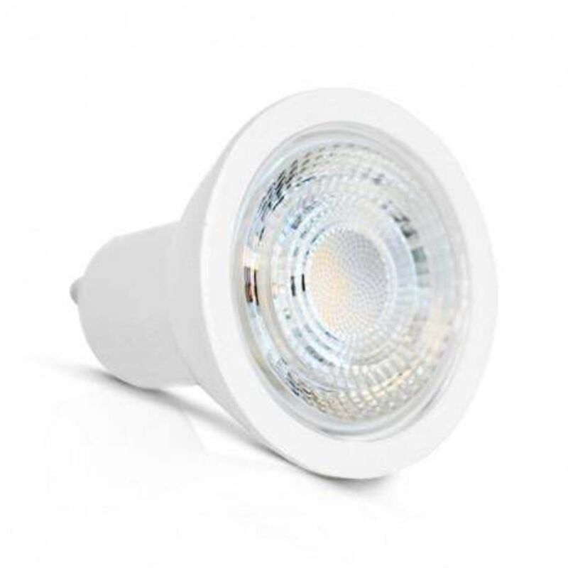 

Bombilla LED profesional GU10 5.5 Watts COB EPISTAR bombilla LED de última generación | LED de color: Blanco cálido (2800-3200K) - Regulable: No