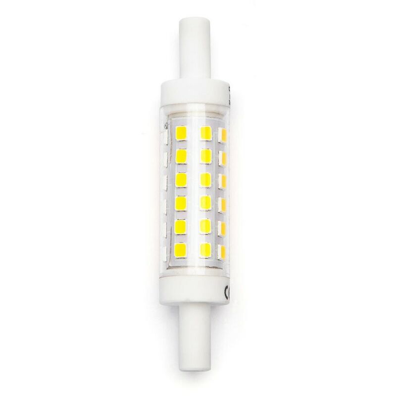 

Bombilla LED R7S Slim 5W 78MM Eq 42W | Temperatura de color: Blanco cálido 3000K