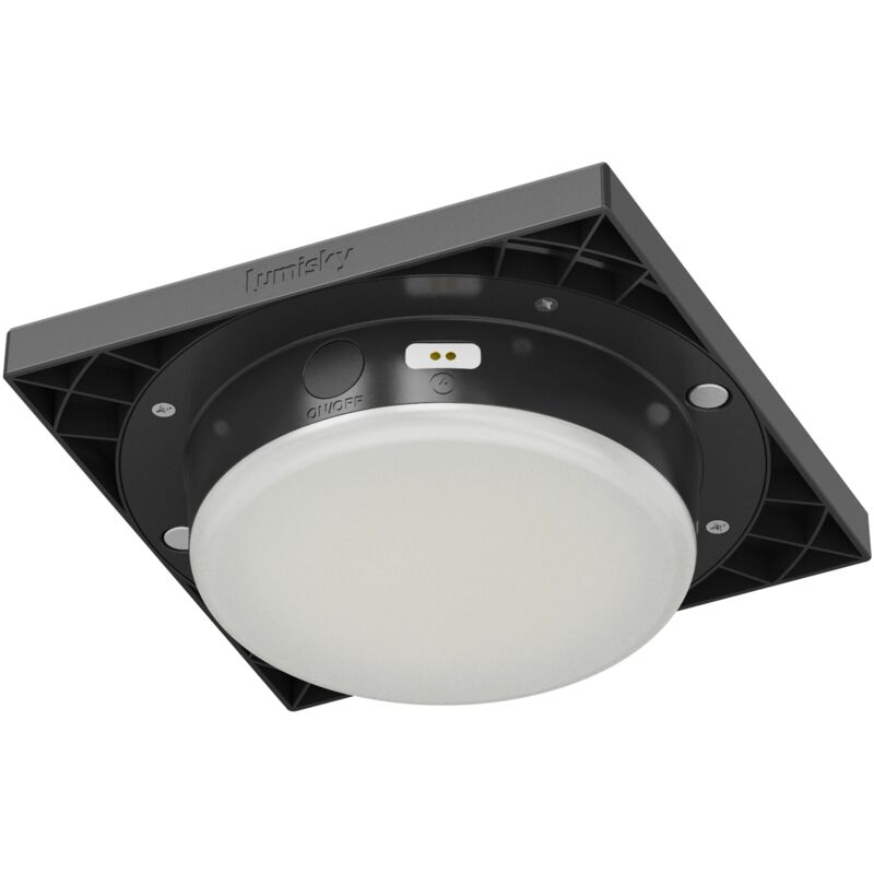 Bombilla LED recargable D 12.5 cm H 3,5cm SUNNY