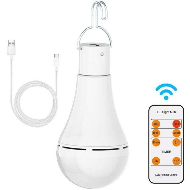 Image of Bombilla LED rechargeable by USB with&hellip;