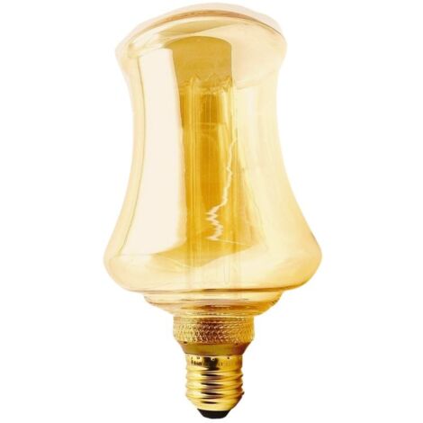 Bombilla led s100 decorativa campana e27 4 w 200 lm 1800 k luz cálida ø96 x 183 mm