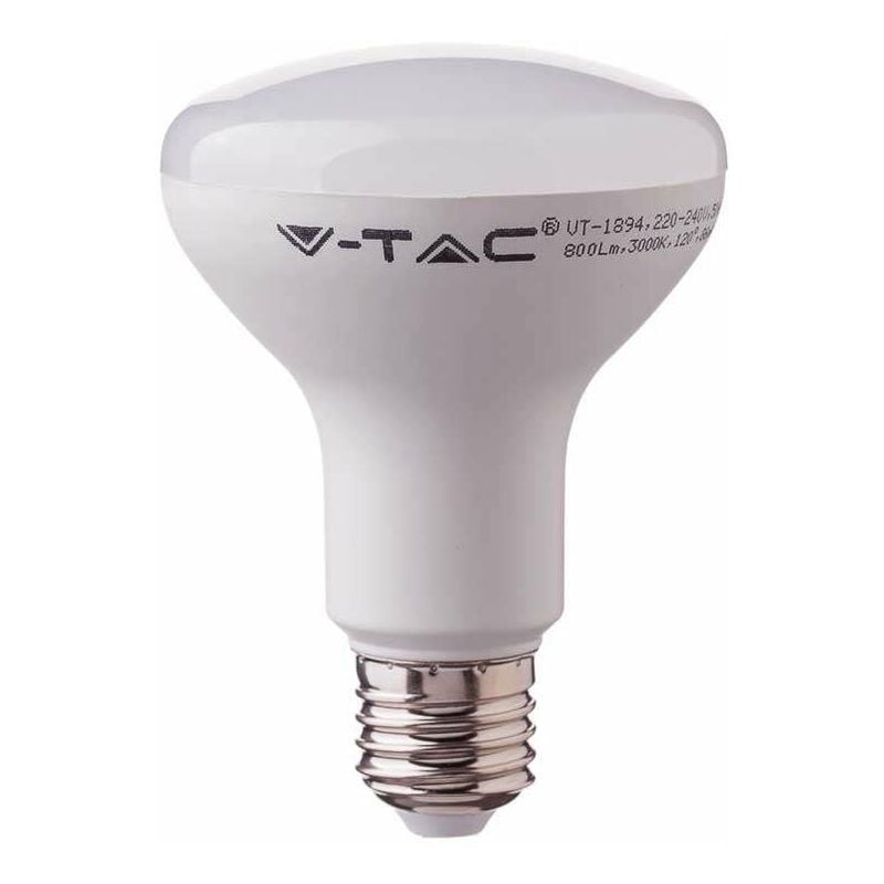 

Bombilla LED Samsung R80 E27 10W 120° PRO Temperatura de color - 3000K Blanco cálido - V-tac