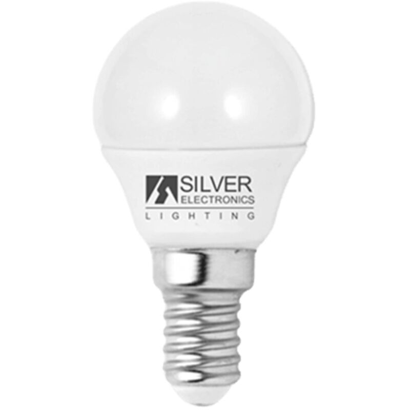 

Bombilla led electronic eco esferica 5w=35w - e14 - 3000k - 436 lm - 160º - luz calida - a+ - Silver