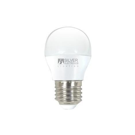Bombilla led silver electronic eco esferica