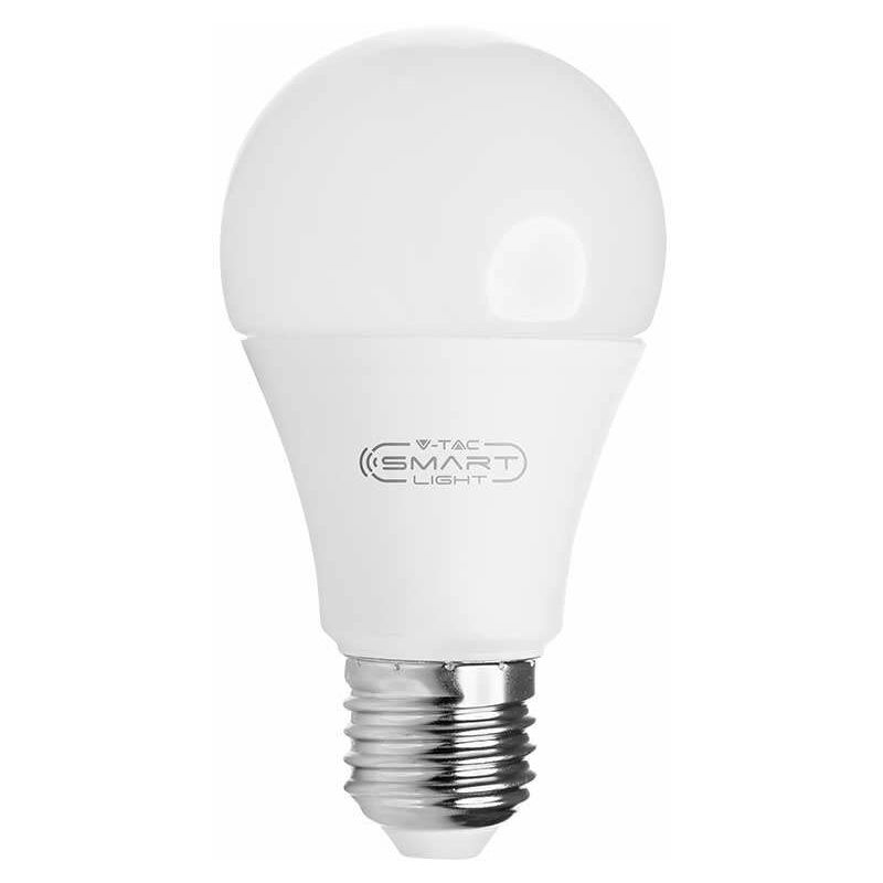 

Bombilla LED Smart Light A60 E27 9W 200° Temperatura de color - 3000K Blanco cálido + RGB - V-tac