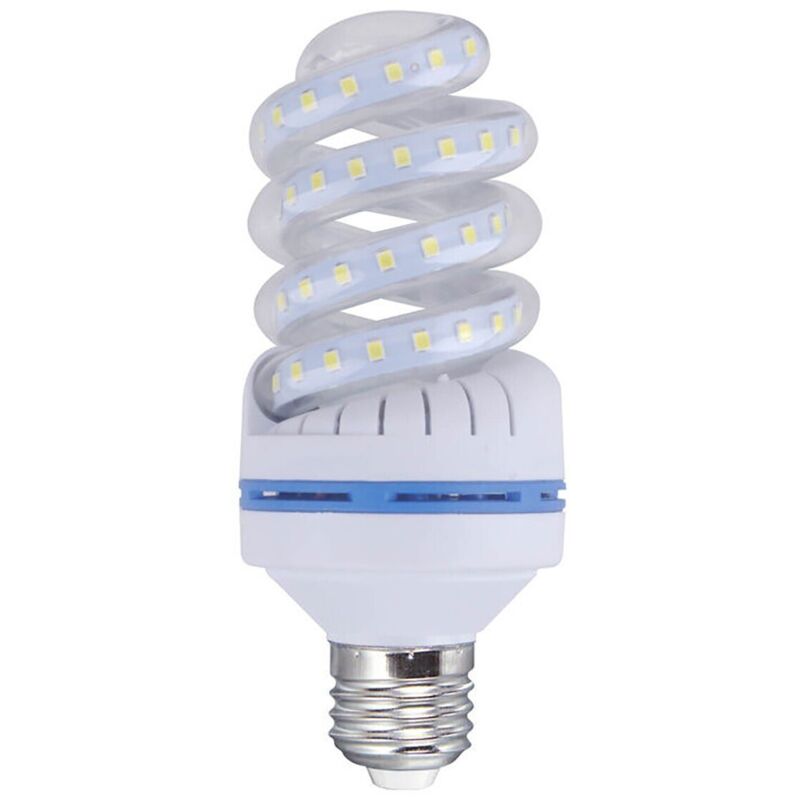 Bombilla Led Smd 2835 20w Vatios E27 Espiral Bajo Consumo Luz Fría