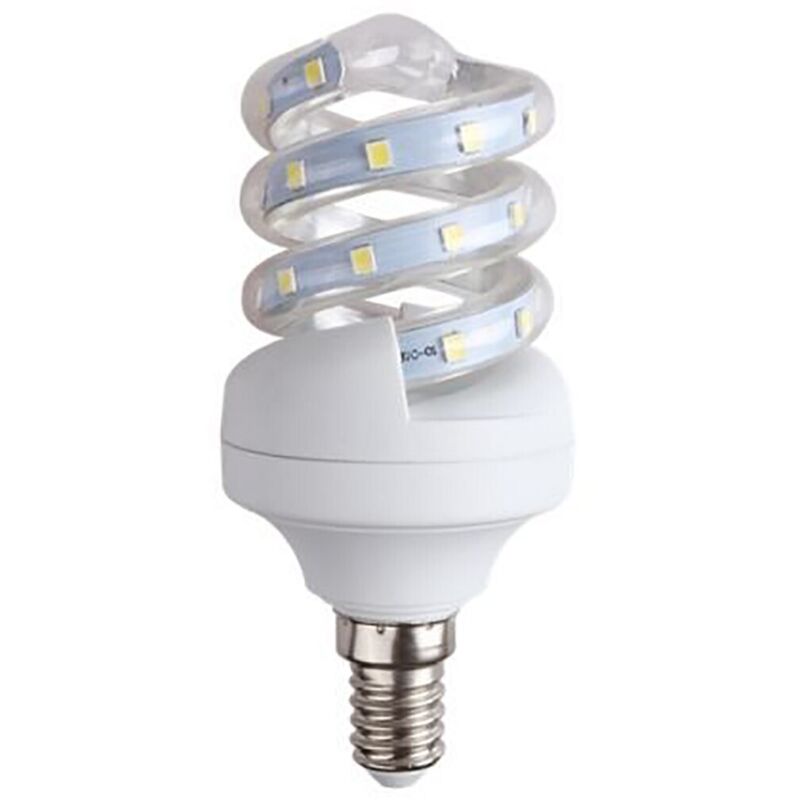 Bombilla Led Smd 2835 5w Vatios E14 Espiral Bajo Consumo Luz Fría