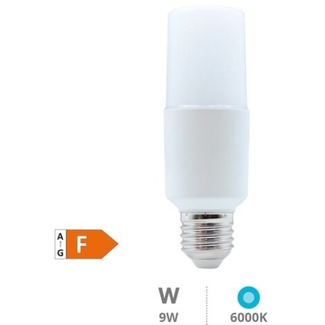 Bombilla LED SMD tubular "T42" E27 (9W 6000K 820lm) IP20 Ø42x125mm color blanco