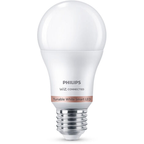 Bombilla led standard e27 8w 2.700k-6.500k 806lm wifi philips wiz