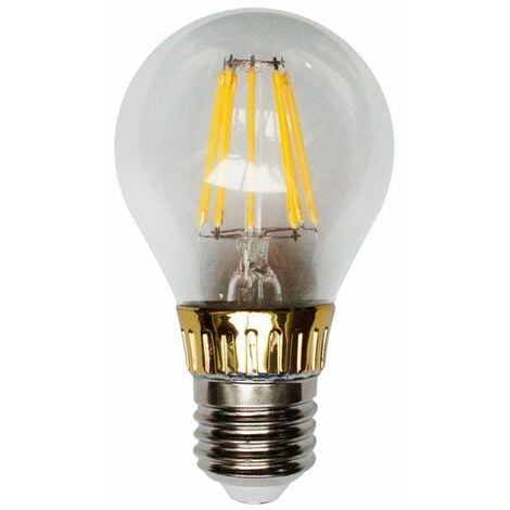 Bombilla LED Standard Regulable Plata E27 (8W)