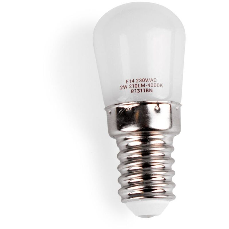 

Barcelona Led - Bombilla LED T10 para neveras E14 2W | Blanco Neutro