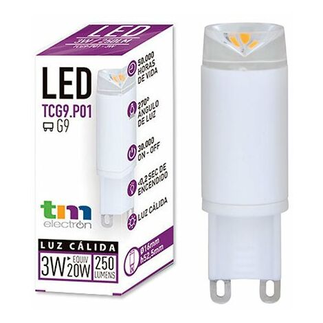 BOMBILLA LED TGG9 P01 220V 3W 3.000K