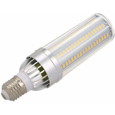 Bombilla LED tipo maíz, superbrillante, luz blanca cálida, casquillo E27, 350 W, equivalente a incandescente, no regulable, 50 W