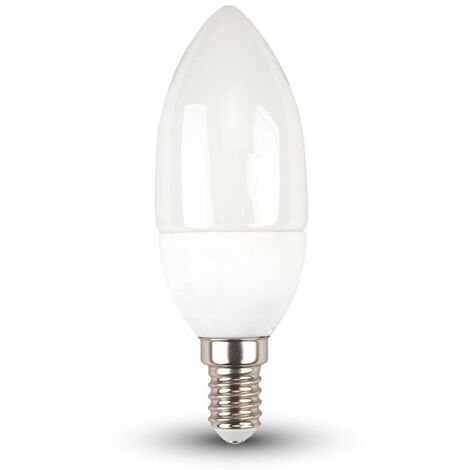 Bombilla LED tipo vela V-TAC E14 de 3,5 W con mando a distancia RGB + blanco frío